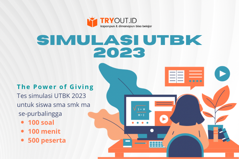 Simulasi UTBK 2023 The Power of Giving - Sore